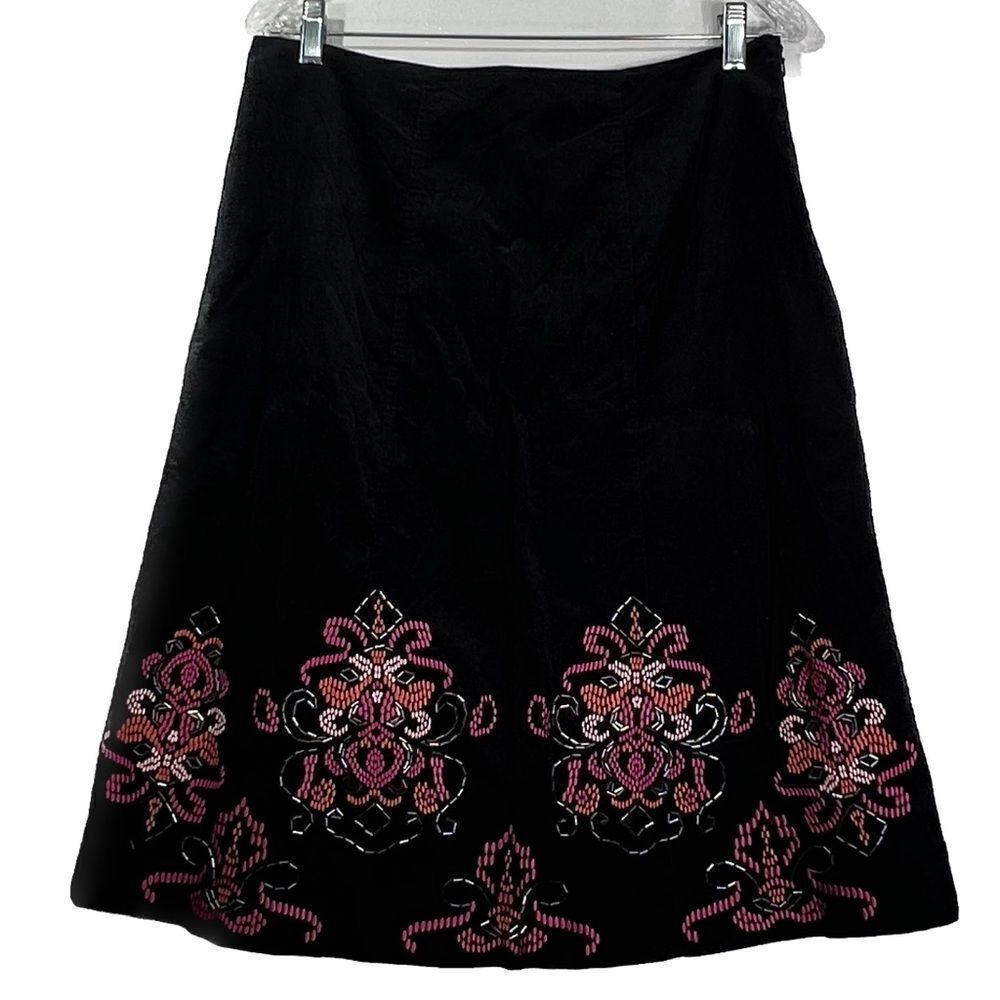 Planet skirt, women’s 12 UK, medium US, corduroy, rhinestone,‎